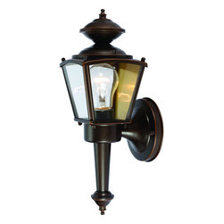 Door Corner - Rust Outdoor Patio and Porch Exterior Light Fixture - Outdoor Wall Lights And Sconces