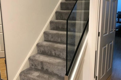 Idées déco pour un escalier moderne.