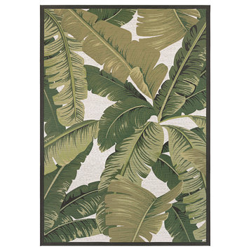 Couristan Dolce Palm Lily Indoor/Outdoor Area Rug, 4'x5'10"