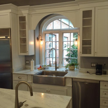 White Transitional Kitchen