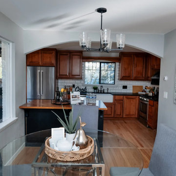 Kitchen and Dining Area - Sand Point Rebuild