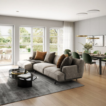 Visualisierung Wohn-Essbereich