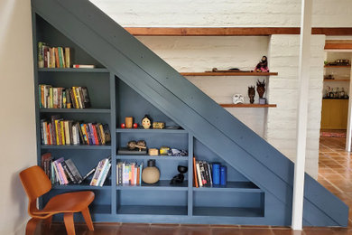 Build-In Stair way shelfs