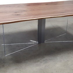 The Acrylic "X" Dining Table - Dining Tables