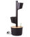 Digital Self-Watering Vertical Garden and Seeds With 2 Planters, Black