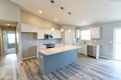 Inspiration for a craftsman kitchen remodel in Other