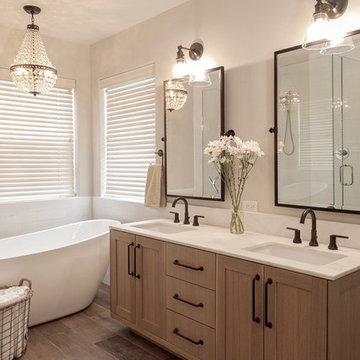 Rustic Glam Master Bathroom