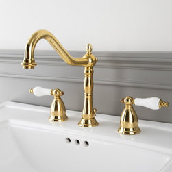 Victorian Widespread Bathroom Sink Faucet - Bathroom Sink Faucets