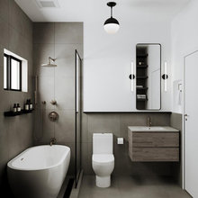 Current Layout with Freestanding Tub