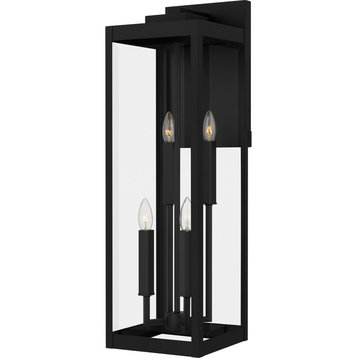 Quoizel WVR8209 Westover 4 Light 30" Tall Wall Sconce - Earth Black