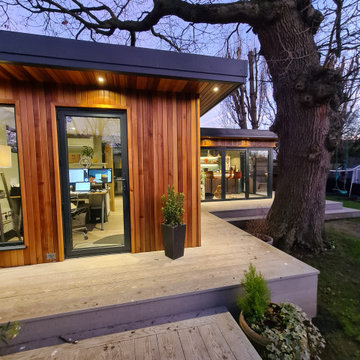 Joe & Jo's L Shaped Garden Room - Surbiton Surrey