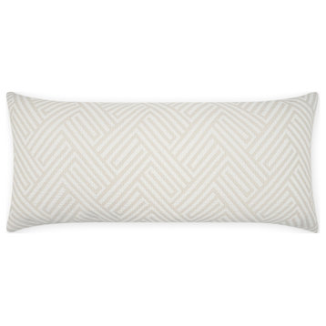 Outdoor Mandros Lumbar Pillow - Ivory