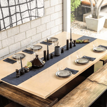 Black Table Runner – Simple Elegance for Your Dining Table | Onna Ehrlich
