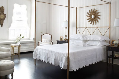 オクラホマシティにある地中海スタイルのおしゃれな寝室のインテリア