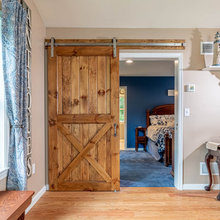 Barn Door From Office To Guest Room And Bathroom