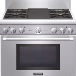 Thermador PRD364GDHU 36" Professional Series Pro Harmony Standard Depth Dual Fue - Gas Ranges And Electric Ranges