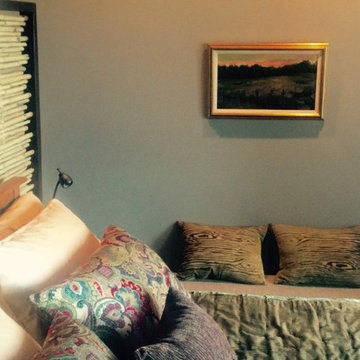 NEW BEDDING: & ART: MASTER BEDROOM