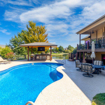 Camden Chase Pool Pavilion & Deck Build