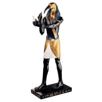 16.5" Ancient Egyptian Classic Thoth God of Knowledge Sculpture Statue Figurine