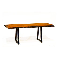 Live Edge Mahogany Bench - Accent And Storage Benches