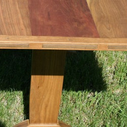 60nobscot Home - Cherry Trestle Table - Dining Tables