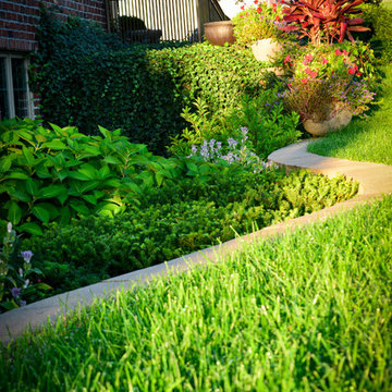 Corner lot Courtyard