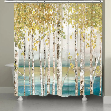 Laural Home Birches Of Autumn Shower Curtain