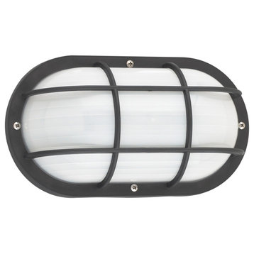 Generation Lighting 89806 Bayside 5" Tall Outdoor Wall Sconce - Black