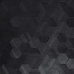 Lamborghini - Lamborghini Hexagon Black textured Wallpaper 3D Geometric, 27 Inc X 33 Ft Roll - Automobili Lamborghini Wallpaper: the result of the shared experience of the legendary manufacturer of iconic super sports cars and Zambaiti. Elegant, timeless wallpapers, created with effects and colors that recall the textures of carbon fibers and make every room exclusive and refined.