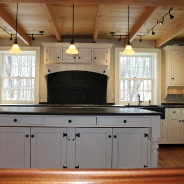 Pennsylvania Stone House White Kitchen