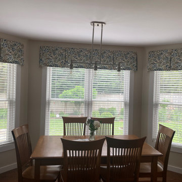 Floral Box Pleated Valances