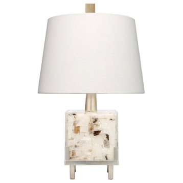 Darcy White/Stone Table Lamp