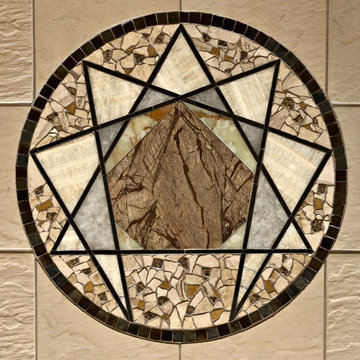 A collection of Custom mosaics by  Artist Nathan Breininger