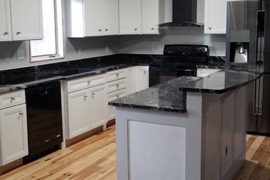 Minimalist kitchen photo in Denver