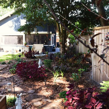 Eclectic Art Garden - Light and Dark