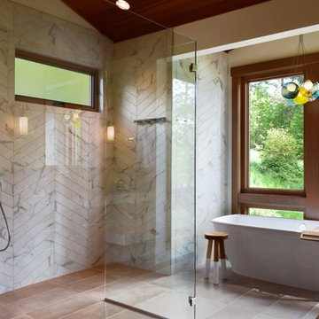 Henderson Bay House - Master Bathroom