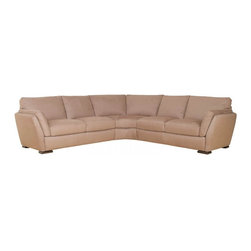 Natuzzi Editions Casual/Contemporary Sectional Sofa A399 - Sectional Sofas