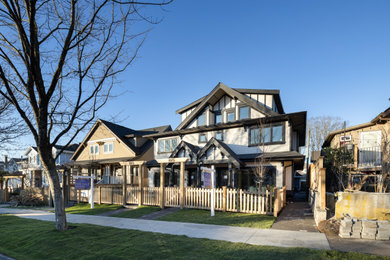 Example of an exterior home design in Vancouver