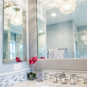Bathroom Remodel with integrated laundry