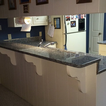 New Caledonia Granite Kitchen Remodel