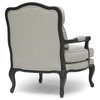 Baxton Studio Antoinette Classic Antiqued French Accent Chair