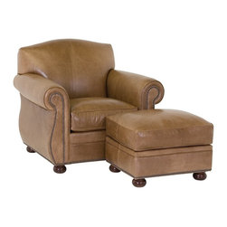 Leather Chairs and Ottomans - Products