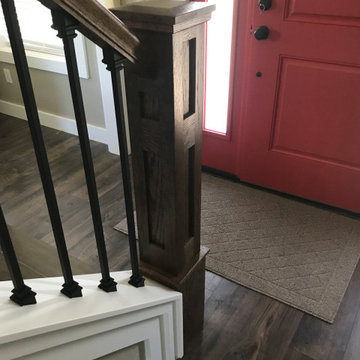 Complete Stair Remodel in White Oak