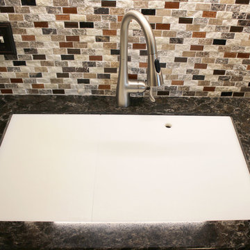 Kitchen Update with The Galley Workstation, Countertops & Backsplash ~ Brecksvil