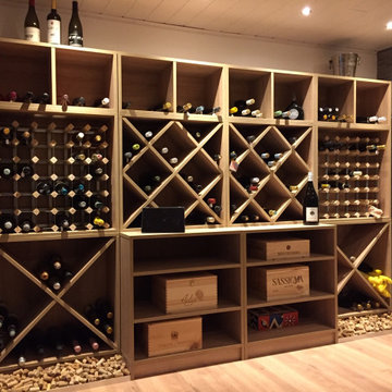 Weinregal Cavepro Dekor Eiche Hell