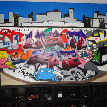 Industrial Skater Teen Boy Bedroom
