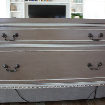 Refurbished Butler's Table - Painted and Glazed