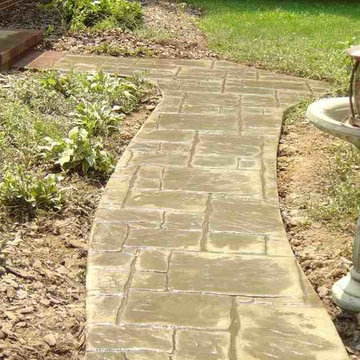 Germanton Road - Stamped Concrete Sidewalk