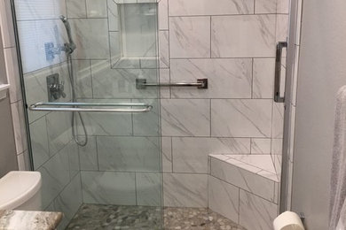Example of a trendy bathroom design in Austin