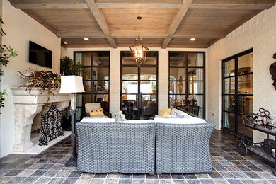 Patio - contemporary patio idea in Dallas